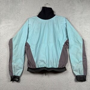 Vtg Kokatat Splash Top Paddling Jacket Blue Womens S/M Kayak Canoe Water Sports